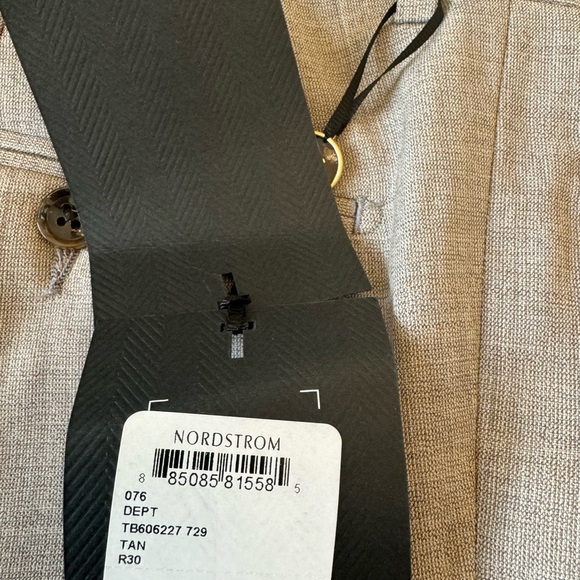 Ted Baker Men’s Wool Jerome Wool Beige Pant Size 30 - Picture 3 of 7